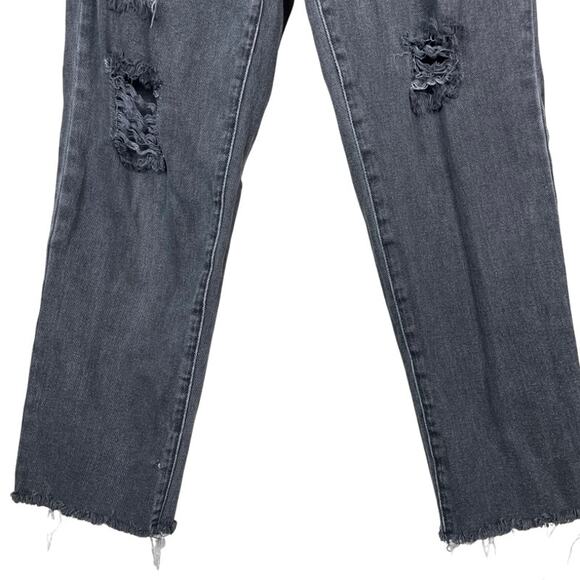 Pacsun High Rise Straight Jeans Distressed - Picture 4 of 9
